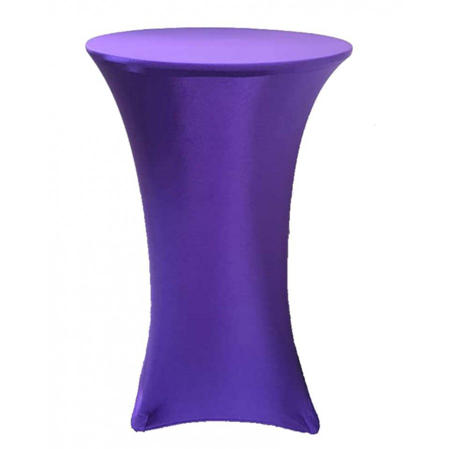 Чехол для коктейльного стола фиолетовый (обтягивающий - стрейч)