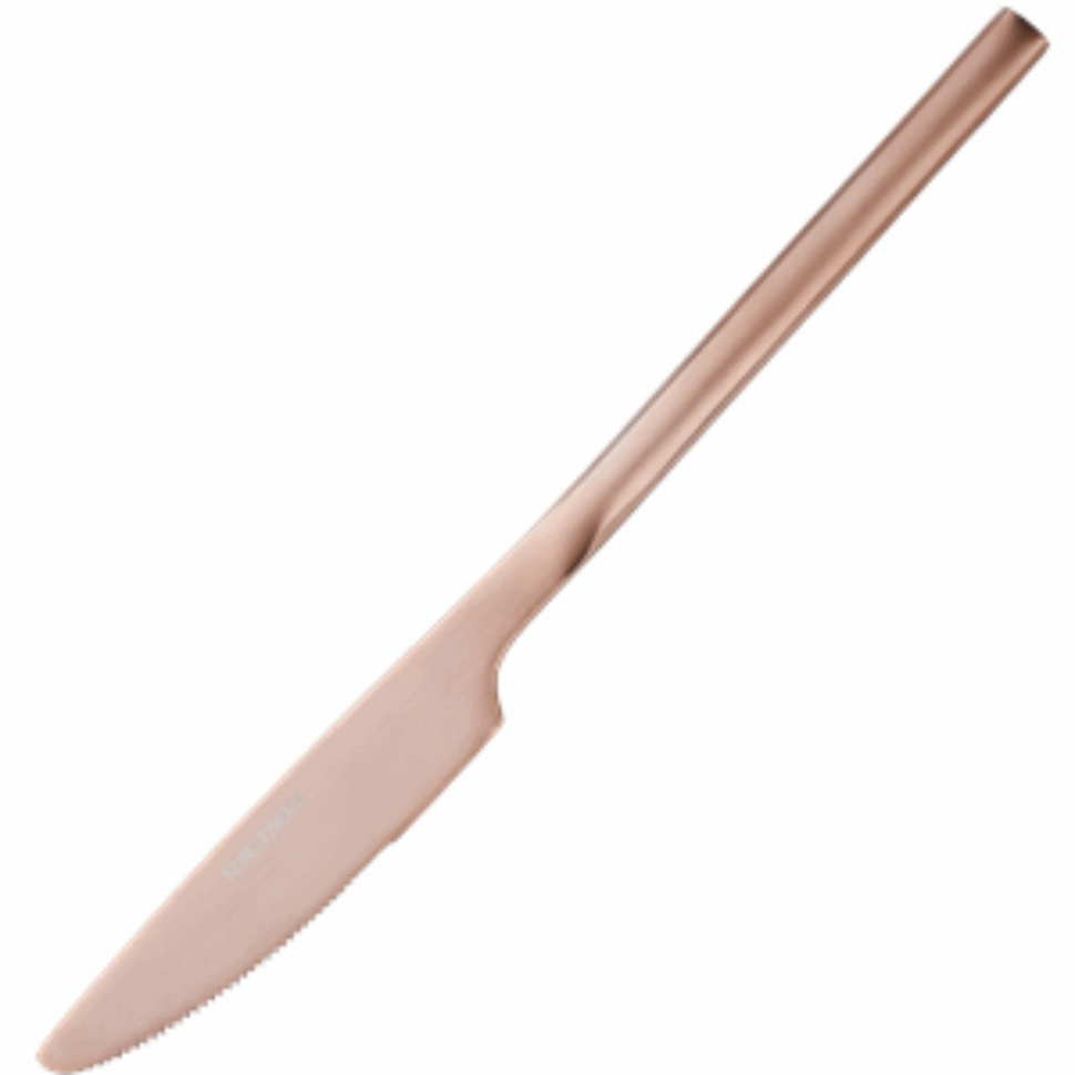 Нож столовый розовое золото "Sapporo" L-220 мм