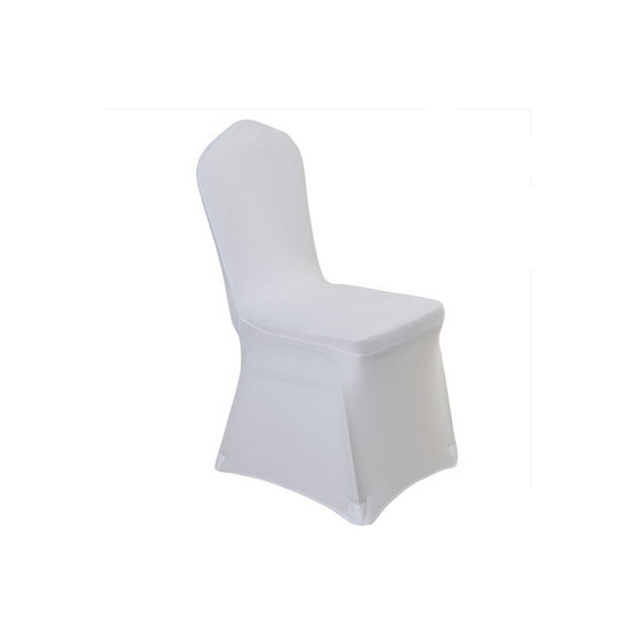 Чехол для стула белый (стрейч) в аренду на мероприятие в Москве и Области